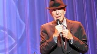 Leonard Cohen - Save The Last Dance For Me, live at Wembley Arena, London 2012