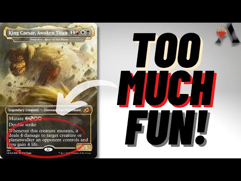 Mutate For The Win! | Snapdax, Apex of the Hunt Historic Brawl Commander MTG Arena