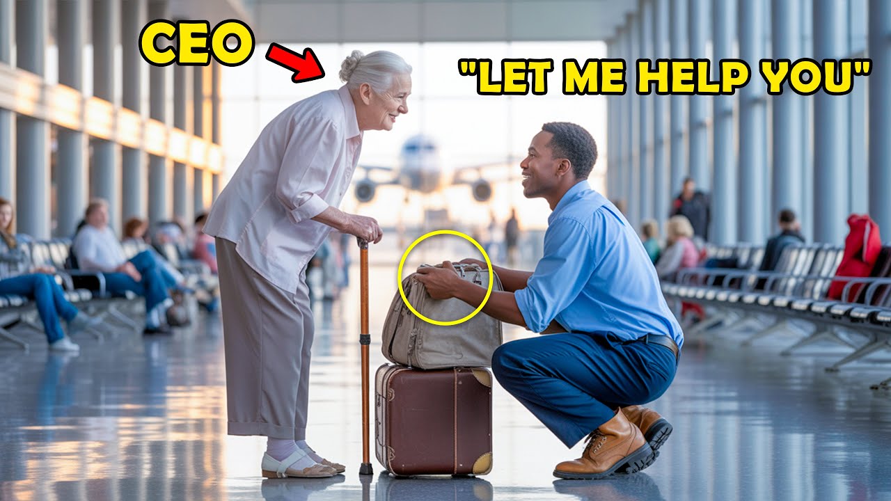 A Man Missed His Flight to Help a Frail Woman, Unaware She Was the Owner of the Airline.