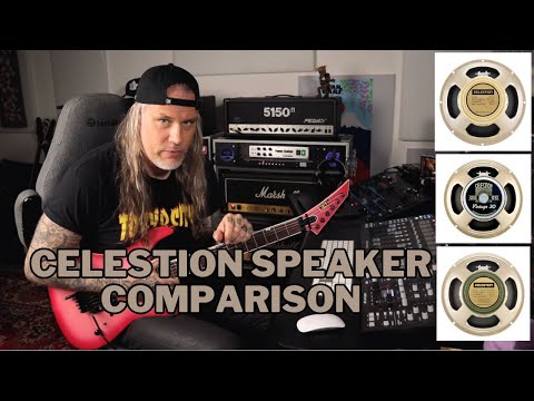 CELESTION SPEAKER COMPARISON | V30, CB65 & GB25