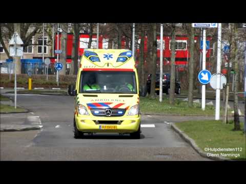 A1 16-177 naar het LUMC te Leiden en retour naar een ander ziekenhuis voor een spoedoverplaatsing