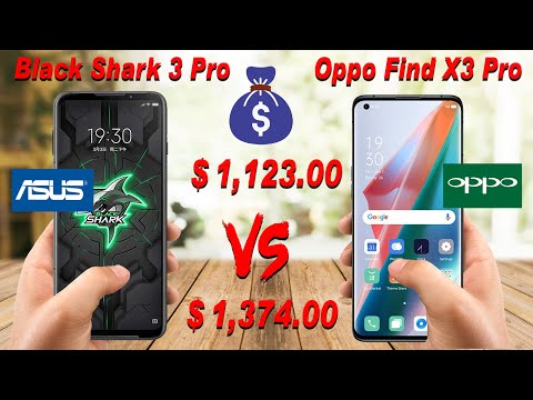 Black Shark 3 Pro Vs Oppo Find X3 Pro
