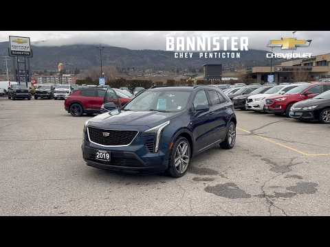2019 Cadillac XT4 AWD 4dr Sport in Blue for sale at Bannister Chevrolet Penticton in Penticton, BC