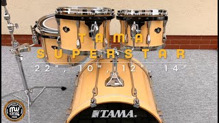 Video thumbnail for MW-Vintage.pl - Tama Superstar Custom 22", 10", 12", 14" Quick Review by MW-Vintage