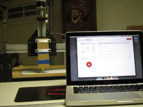 chrome-gcode-sender demonstration