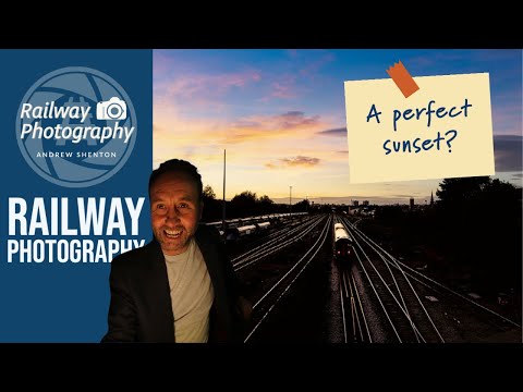 Photographing a spectacular Sunset - Hunslet Leeds - Railway & Train Photography