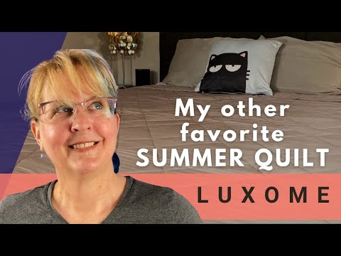 REVIEW: LUXOME Lightweight Blanket
