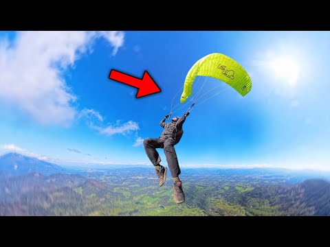 I TRIED NEW Paragliding Wing from LittleCloud (Unboxing on A Mountain) 