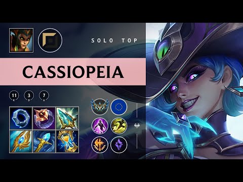 Cassiopeia Top vs Vayne - EUW Challenger Patch 25.24