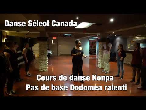 Cours de danse Konpa : Pas de base dodomea ralenti