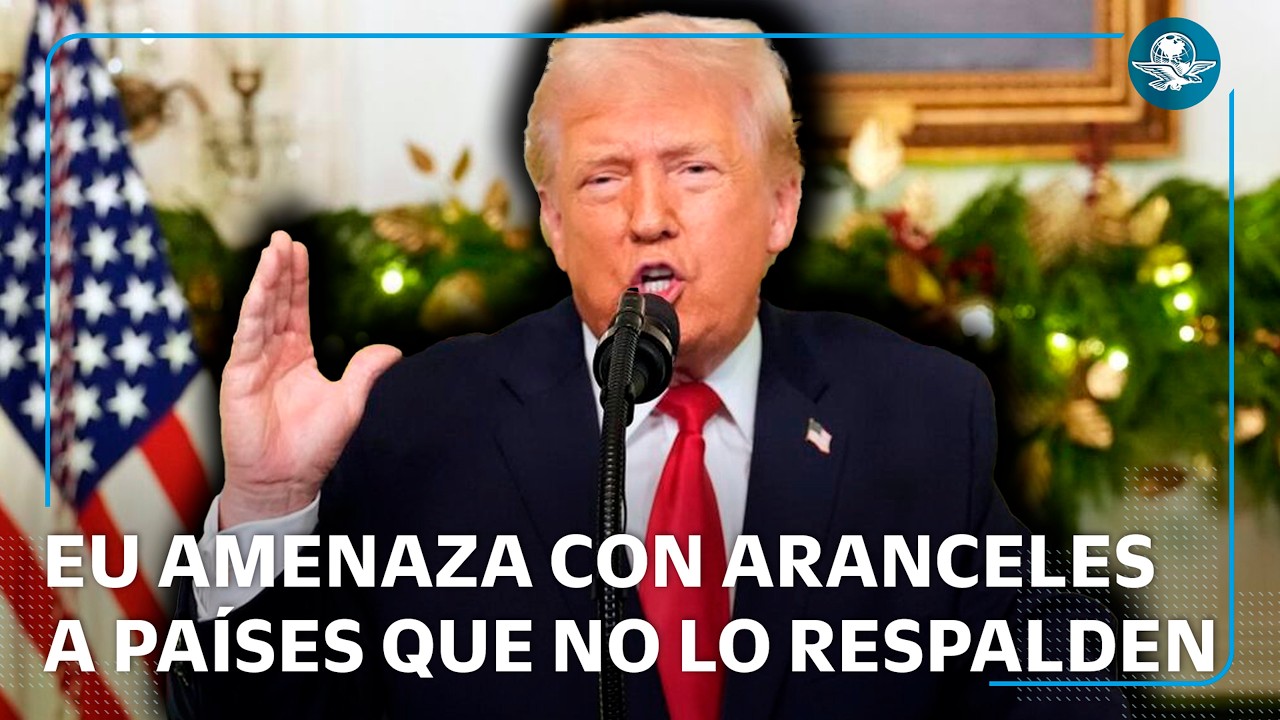Trump podría imponer aranceles a países si no apoyan su plan de adquirir Groenlandia