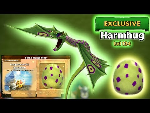 Harmhug (Bork's Honor Feast) Max Level 134 Titan Mode | Dragons: Rise of Berk