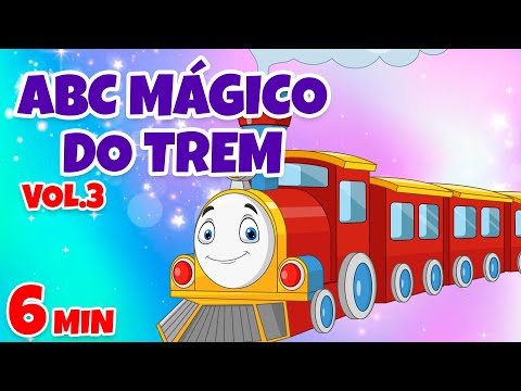 ABC Mágico do Trem Vol. 3 - Giramille 6 min | Desenho Animado Musical