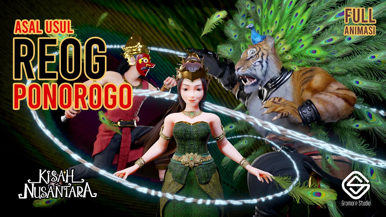 Asal Usul Reog Ponorogo | Cerita Rakyat Jawa Timur | Kisah Nusantara