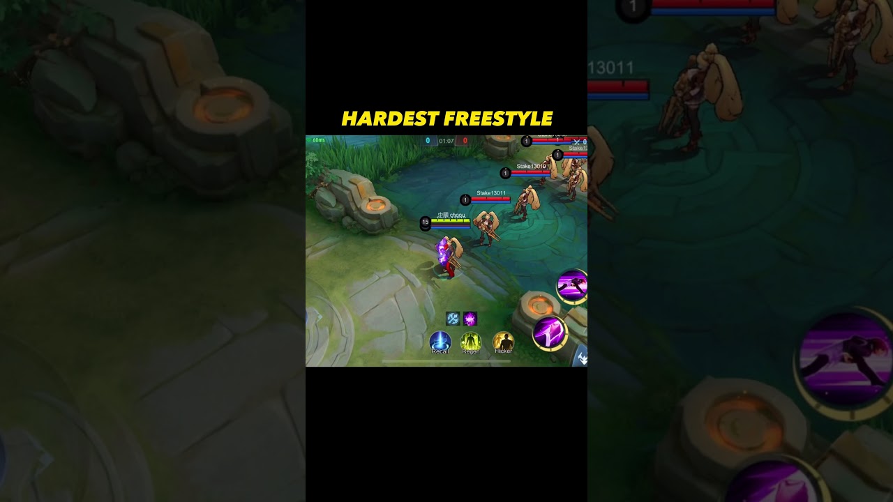 ✅ hardest freestyle every (only 1% can do this) #mlbb #chou #choou