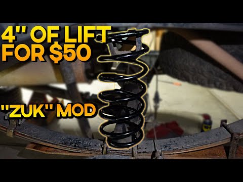 How To: Rear Lift on a 1st Gen 4Runner, Fix Sagging Leaf Springs | ZUK MOD (1984 - 1988)