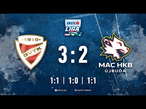 Gólösszefoglaló - EL 216 - DVTK Jegesmedvék - MAC HKB Újbuda 3:2 20220217