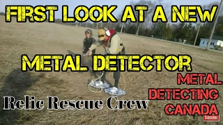 First look at a new relic hunting metal detector.