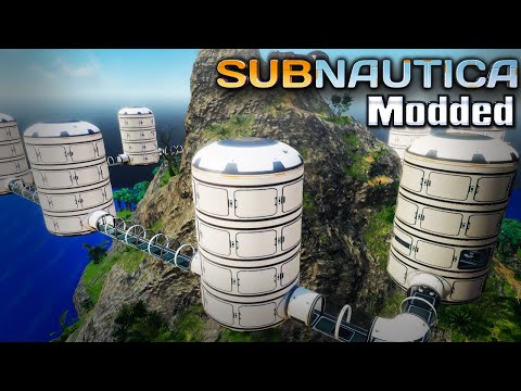 BIG HABITAT AREA FOR THE WORKERS  -  Subnautica Modded High Tech Ep15