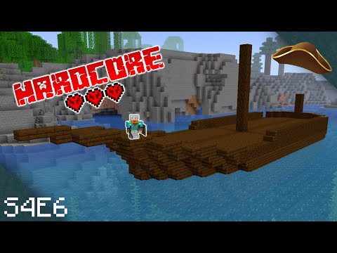 I'M BUILDING A PIRATE SHIP!!! - Hardcore Minecraft 1.19 Let’s Play - S4E06
