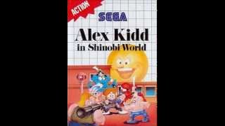 Alex Kidd in Shinobi World Title(FM)
