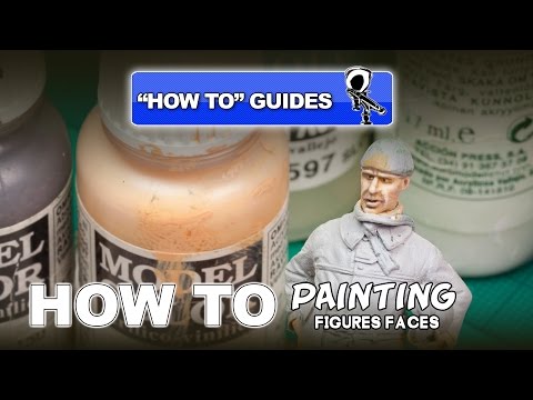 PAINTING FIGURES' FACES - STEP BY STEP