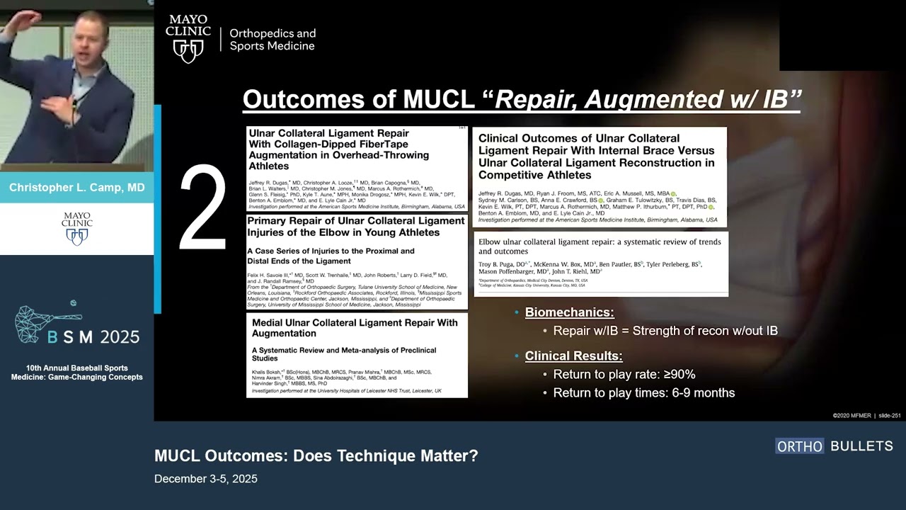 MUCL Outcomes Does Technique Matter_Christopher L. Camp MD