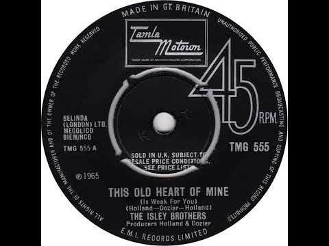 UK New Entry 1966 (129) The Isley Brothers - This Old Heart Of Mine (Is Weak For You)