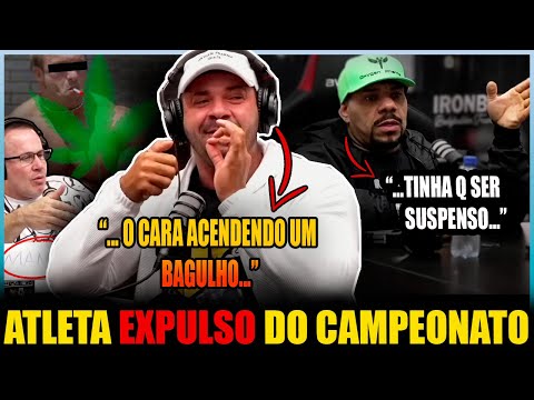 ITINHO LIMA - FLAGROU UM ATLETA FUMANDO 🍁 NO BACKSTAGE / JORLAN VIEIRA MANDOU LOGO A REAL