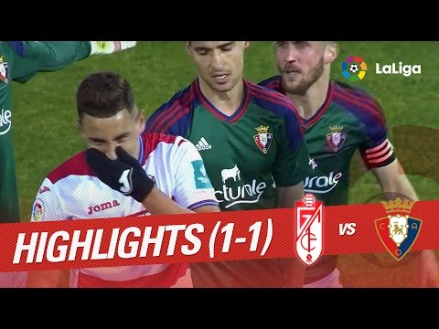 Resumen de Granada CF vs Osasuna (1-1)