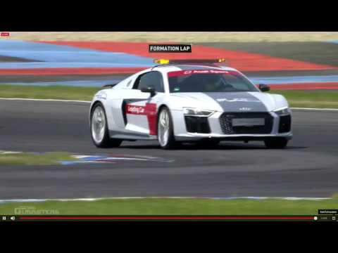 ADAC GT Masters 2016. Race 2 Lausitzring crash start