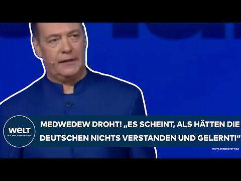 Video Thumbnail: PUTINS KRIEG: "Es scheint, als hätten die Deutschen nichts verstanden und gelernt!" Medwedew tönt!