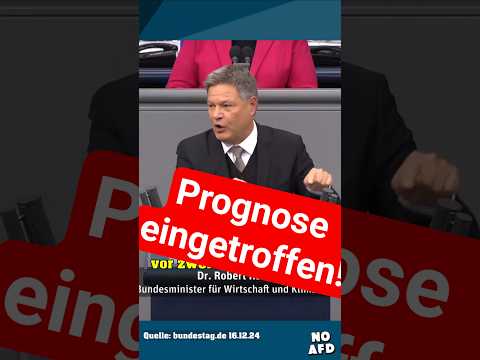 Video Thumbnail: Habecks Prognose schon vor zwei Jahren!