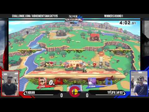 Judgement Day - Fabian (Luigi) Vs. YF|JFK (Yoshi) WR1 - Smash 4
