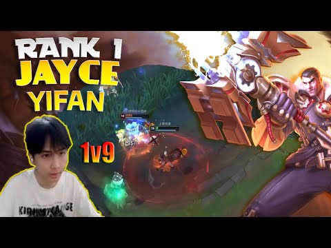🔴 JayceKing YiFan Jayce vs Poppy 1v9 - YiFan Rank 1 Jayce Guide