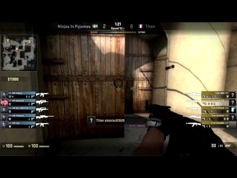 CS:GO de_dust2 POV shox (22/8) vs NiP @ ESEA Invite Season 16 Europe (April 7, 2014)