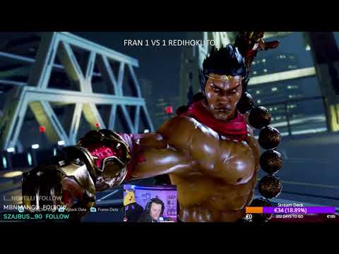 TEKKEN 7 FRAN (ANNA) VS REDIHOKUTO (FENG) #tekken