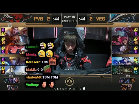 PVB vs VEG - Game 5 | 2019 MSI Play-In Knockout | Twitch VOD with Chat