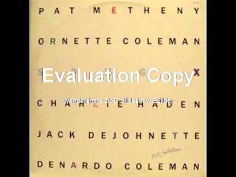 Metheny / Coleman / Haden / DeJohnette - Song X: Endangered Species