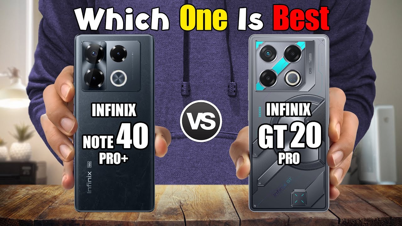 INFINIX NOTE 40 PRO+ vs INFINIX GT 20 PRO