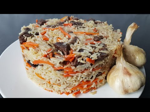 How to make UZBEK PILAF (Pulao ,Palov,Plov,Osh)