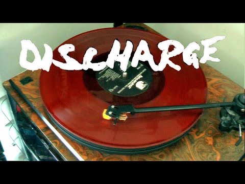 DISCHARGE ~ The Blood Runs Red ~ Red Vinyl