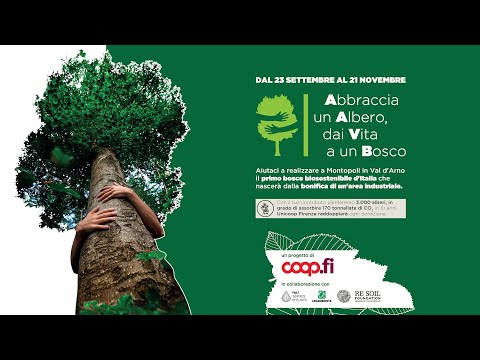 Abbraccia un albero, dai vita a un bosco