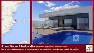preview picture of video '3 dormitorios 2 baños Villa se Vende en Benitatxell, Benitachell, Alicante, Spain'