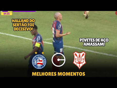 Gols e lances de Bahia x Sergipe