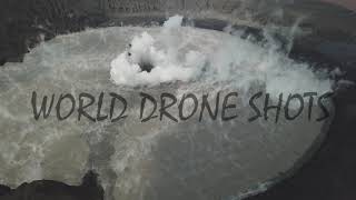 Download lagu Drone Shot close up Krakatoa (Anak Krakatau) explosion Krakatoa Archipelago, Sunda Strait, Indonesia mp3