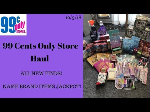 99 Cents Only Store Haul 10/9/18~New Finds Name Brand Items Jackpot for Only 99 Cents❤️❤️