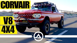 Jeep/Chevy Corvair 4x4 is Laugh Out Loud Fun!