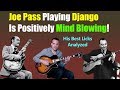 Joe Pass plays Django - His Coolest Licks On "Limehouse Blues"