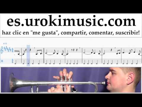 Como Tocar Trompeta David Guetta Justin Bieber - 2U Tablatura Parte#2 um-i927